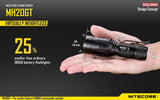 Nitecore MH20GT CREE LED 1000 Lumen 395 yards beam USB Rechargeable Flashlight, Nitecore NL189 18650 3400mAh rechargeable Li-ion battery, USB cable, Holster 2 X EdisonBright Cr123A batteries bundle