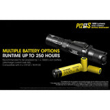 Nitecore P12GTS 1800 Lumen LED Tactical Flashlight, Black