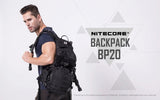 Nitecore BP20 20 Liter size 1000D nylon fabric Multi-purpose backpack Tactical Side Tools Bag Laptop Computer Backpack with EdisonBright Battery carry case