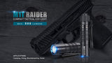 OLIGHT M1T Raider 500 lumen Portable Mini Compact EDC Tactical Light with EdisonBright CR123A battery