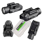 EdisonBright Olight PL-2 (PL2) 1200 Lumen LED Weapon/Pistol Light Battery Carry case Bundle