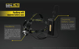 NITECORE HC70 1000 Lumen CREE LED Headlamp with detached Battery Case, 2 X 3400mAh batteries with EdisonBright USB Charging Cable