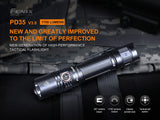 Fenix PD35 V3 1700 Lumen LED Tactical Flashlight, 2 X Fenix ARB-L18-2600U USB Rechargeable Batteries and Holster with EdisonBright Battery Carrying case