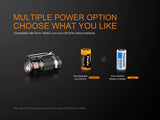 Fenix E16 700 Lumen CREE neutral white LED EDC/keychain Flashlight EdisonBright CR123A Lithium Battery bundle