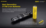 Nitecore NEW P12 1200 Lumens high Intensity CREE LED Long duration Tactical Flashlight with EdisonBright BBX5 battery carrying case