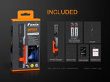 Fenix WF05E 85 lumen Intrinsically safe flashlight with EdisonBright BBX4 battery carry case