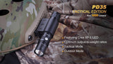 EdisonBright Fenix PD35 TAC 1000 Lumen CREE XP-L LED Tactical Flashlight with BBX3 Battery Carry case Bundle