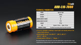 EdisonBright Fenix PD25 550 Lumen CREE LED Tactical EDC Flashlight, Fenix ARB-L16-700U rechargeable battery, holster, clip and USB charging cable bundle