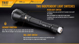 EdisonBright Fenix TK47UE Ultimate Edition 3200 Lumen 1339 feet beam LED Flashlight with 2 X Fenix USB rechargeable 18650 Li-ion batteries and BBX3 battery case