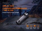Fenix ARE-X1 V2.0 USB Powered Smart Battery Charger with EdisonBright BBX3 Battery Carrying case