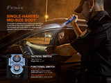 Fenix TK35UE v2.0 (TK35UEV2) 5000 Lumen LED Tactical Flashlight with 2 X Batteries and EdisonBright Charging Cable