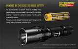 EdisonBright Nitecore TM03 2800 Lumen CREE LED Tiny Monster Flashlight/Searchlight, 18650 rechargeabe battery with USB reading light bundle