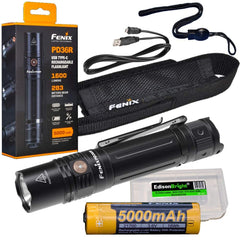 Fenix PD36R 1600 Lumen USB rechargeable CREE LED tactical Flashlight