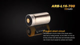 Fenix ARB-L16-700 Rechargeable Li-ion 700mAh 16340/RCR123A Battery