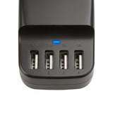 EdisonBright 4 Port EB-4UD (34w 4-Port USB Charging Hub) desktop Multi-Port USB Charger for iPhone 6 / 6 Plus, iPad Air 2 / mini 3, Galaxy S6 / S6 Edge note 4 S30R UM10 UM20 MH20 and More