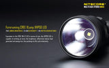 Nitecore MH41 2150 lumen CREE LED rechargeable flashlight/ searchlight, 2X Nitecore rechargeable 18650 batteries with EdisonBright 4 port USB charging hub bundle