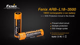 Fenix ARB-L18-3500 Protected 3500mAh 18650 Rechargeable Li-ion Battery