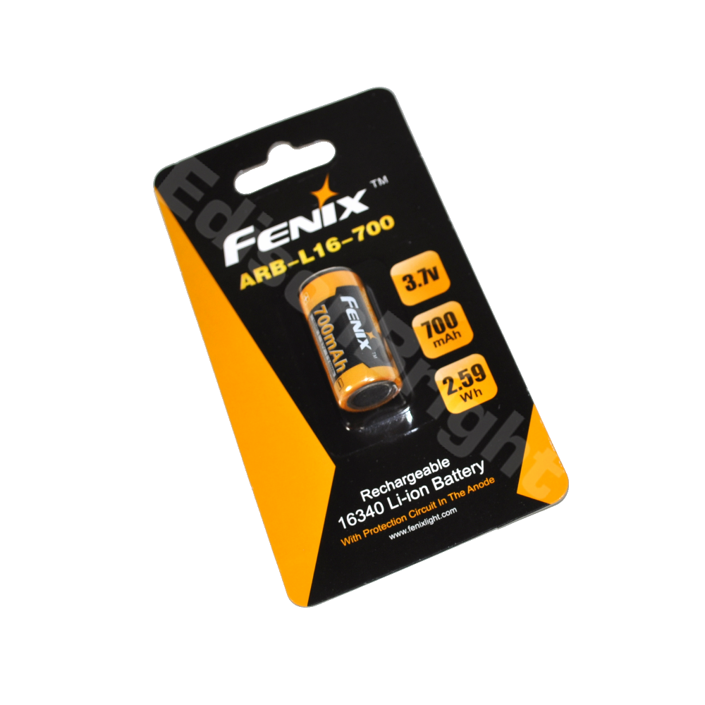 Fenix ARB-L16-700 Rechargeable Li-ion 700mAh 16340/RCR123A Battery