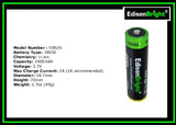 New 4 Pack Genuine individually packed EdisonBright EBR26 2600mAh 18650 Li-ion 3.7v rechargeable protected batteries