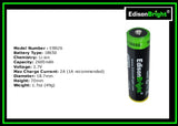 Single Genuine EdisonBright EBR26 2600mAh 18650 3.7v Li-Ion rechargeable protected battery