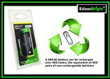 New 4 Pack Genuine individually packed EdisonBright EBR26 2600mAh 18650 Li-ion 3.7v rechargeable protected batteries