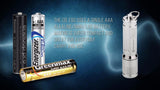 Olight i3E Silver body 120 Lumen compact LED flashlight for keychain AAA i3s Phillps