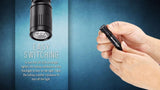Olight i3E Silver body 120 Lumen compact LED flashlight for keychain AAA i3s Phillps