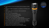 Fenix SD20 1000 Lumen CREE LED 100 meter submersible Diving Flashlig