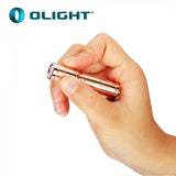 Olight i3eCu Copper 120 Lumen compact LED flashlight keychainOlight Mini Flashlight 120 Lumens i3E Solid Copper AAA Flashlight Compact Tiny Keychain EDC Key Ring Pendant AAA i3s Phillps