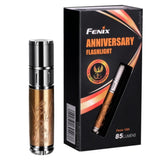 Fenix 15th Anniversary Special Edition 85 Lumen LED flashlight, unique rose gold plating with Fenix's insignia bundle including battery