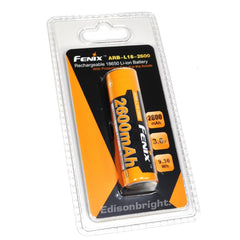 Fenix ARB-L18-2600 Li-ion  Rechargeable 2600mAh 3.6v 18650 Protected Battery