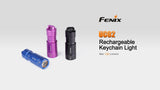 FENIX UC02 USB Rechargeable 130 Lumen Cree LED keychain Flashlight (Black) EDC