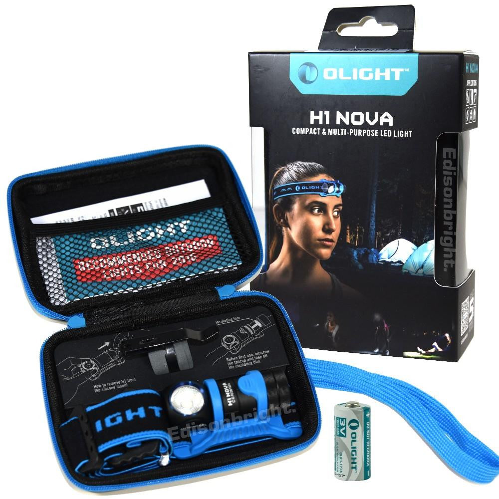 Olight H1 headlamp with 500 lumen using CREE XM-L2 LED (NW/CW) paired with Bead Lens