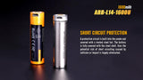 Fenix ARB-L14-1600U direct USB rechargeable 14500 1600mAh Li-ion battery