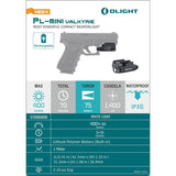 New Olight PL-MINI 400 Lumens Compact LED USB rechargeable Pistol Light