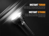 Fenix TK75 2018 Edition 5100 Lumens  LED Searchlight/Flashlight with USB charging