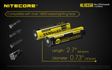 Nitecore NL1835R 18650 3500mAh 3.6v protected Micro-USB rechargeable Lithium Ion (Li-ion) Button Top Battery